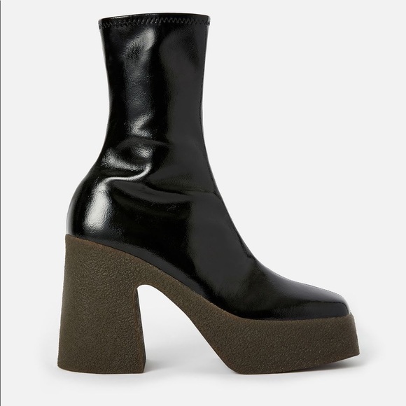 STELLA MCCARTNEY Patent Platform Ankle Boo… - Picture 6 of 8